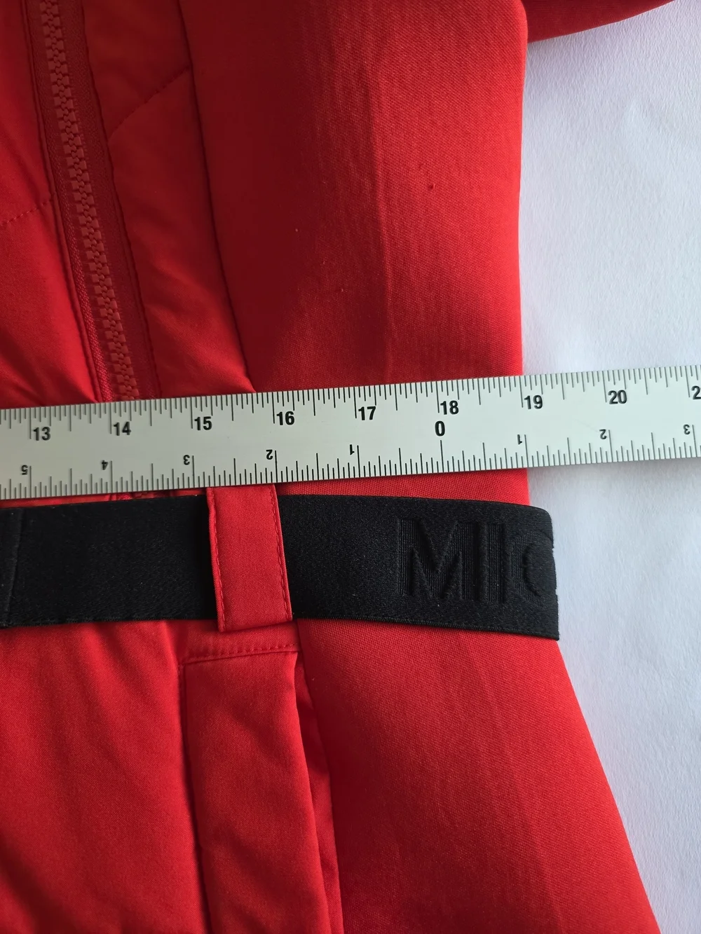 Michael Kors Red Puffer Jacket Belted Hooded M RRP $350 EUC